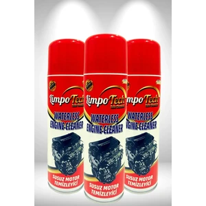 Limpo Tech Limpo Tech Susuz Motor Temizleyici Susuz Motor Temizleme Yıkama Spreyi 3 Adet