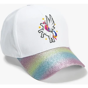 Unicorn Şapka Simli İşlemeli