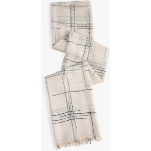 Çizgili Şal Püskül Detaylı