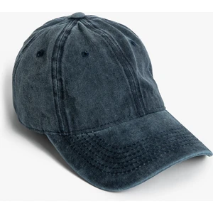 Basic Kep Şapka Eskitme Görünümlü Dikiş Detaylı