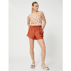 Şahika Ercümen XKoton - Beli Bağlamalı Modal Şort