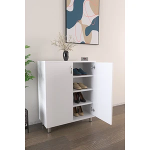 Hediyeler Kapında 4 Raflı Ayakkabı Dolabı Antre Hol Çok Amaçlı Ayakkabılık
