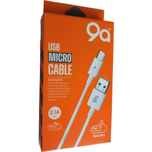 9A Micro USB Hızlı Şarj ve Yazılım Kablosu