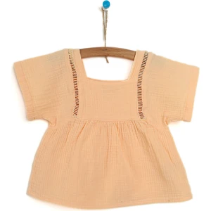 HelloBaby Basic Kız Bebek Kare Yaka Bluz Kız Bebek