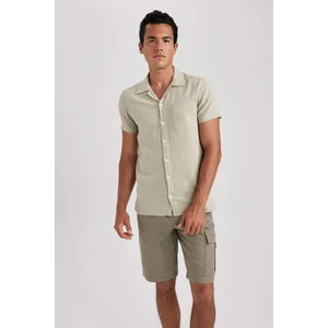 Regular Fit Pamuklu Kısa Kollu Gömlek B2846AX23HS