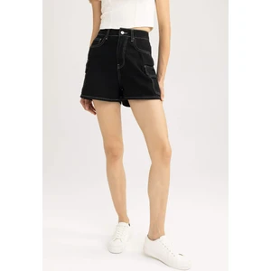 Mom Fit Yüksek Bel Jean %100 Pamuk Şort B1244AX23HS