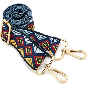 Geniş Omuz Askısı Ayarlanabilir Yedek Kemer Çapraz Kanvas Çanta(J7-Qj Altın TOKA)75-145CM (Yurt Dışından)