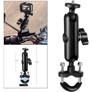 Alüminyum Bisiklet Kamera Montaj Tutucu Kahraman/ Aksiyon Kamera Gidon Sabitleme 6.4 Inç (Yurt Dışından)
