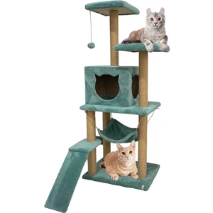 Kedi Tırmalama Platformlu S9 Turkuaz