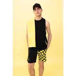 DeFactoFit Loose Fit Baskılı Bisiklet Yaka Atlet Z7067AZ23HS