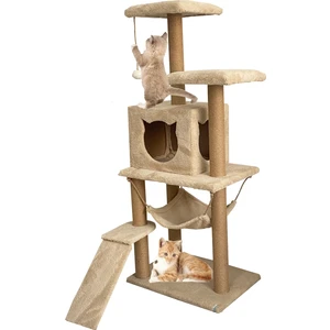 Kedi Tırmalama Platformlu S9 Bej