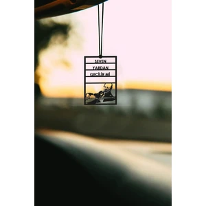 Dikiz Aynası Süsü Araba Süsü Metal Neşet Ertaş Seven Yardan Hediyelik Eşya Oto Aksesuar