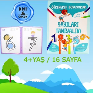 4+ Yaş Öğrenerek Boyuyorum Sayıları Tanıyalım Ktp - Ayşen Oy
