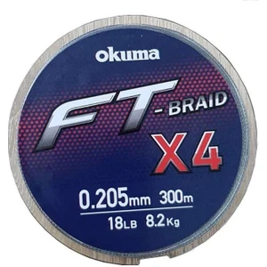 Ft-*4 Braided Line 300 mt Grey Örgü Ip 0,330 mm