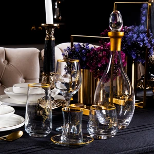 61 Parça 12 Kişilik Hayat Ağacı Cam Su Takımı