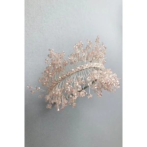 Kristal Taşlı Gelin Tacı