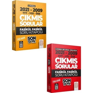 Benim Hocam Yayınları YKS 2009-2021 Son 13 Yıl Tıpkı Basım Fasikül Fasikül TYT - AYT Eşit Ağırlık Sözel Bölüm Çıkmış Sorular Süper Set