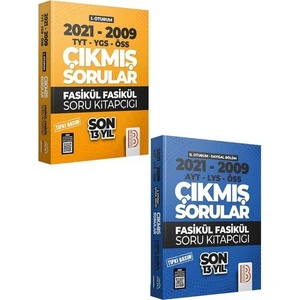 Benim Hocam Yayınları YKS 2009-2021 Son 13 Yıl Tıpkı Basım Fasikül Fasikül TYT-AYT Sayısal Bölüm Çıkmış Sorular Süper Set