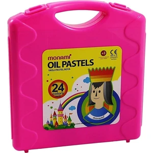 24 Renk Pastel Boya  Pembe Kutu