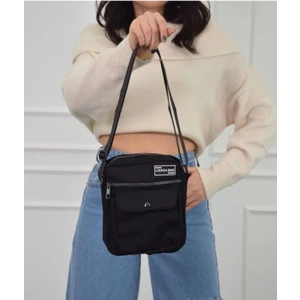 Unisex Koyu Füme Askılı Ve Omuz Çantası