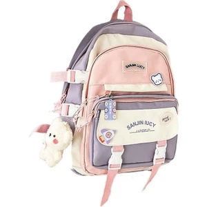 Ortaokul Öğrencisi Okul Çantası Bayanlar Sırt Çantası Büyük Kapasiteli Seyahat Sırt Çantası (Yurt Dışından)