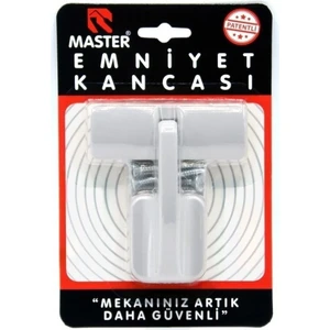 Emniyet Kancası Beyaz Antrasit - Beyaz
