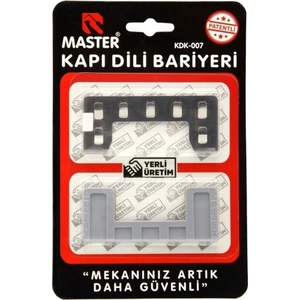 Master Kapı Dili Bariyeri Çift Yönlü Gri 1 Adet