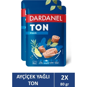 Ayçiçek Yağlı Ton Balığı Poşet 80 gr x 2 Adet