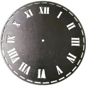 Ala Depo Ahşap Makrome Saat Kasnağı Romen Rakamlı Siyah 40 cm