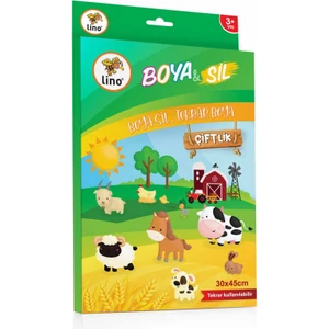 Boya ve Sil Aktivite Matı Çiftlik