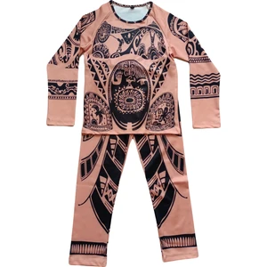 Erkek Çocuk Dövmeli Maui Kostümü Moana