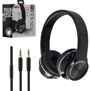 Pc Kablolu Kulak Üstü Kulaklık 2mt 3.5mm Mikrofonlu MDR-361