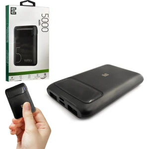 Powerbank Mini 5000 Mah 2xusb Mıcro Type-C Girişli Escom P-25