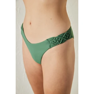 Laguna Makrome Detaylı Yeşil Bikini Altı