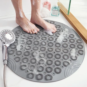 Banyo Güvenliği Duşu, Anti'nin Etrafında - Pvc Plastik Massage Vakum Kupası Bath Mat (Yurt Dışından)