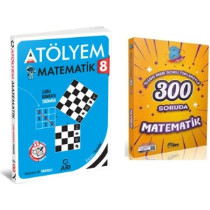 Arı Yayıncılık LGS 8.Sınıf Matematik Atölyem Soru Bankası + Fides 300 Soruda Matematik Sb