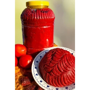 Yöresel Gaziantep Az Yağlı Tohumsuz Yöresel Ev Yapımı Güneşte Kurutulmuş Domates Salçası