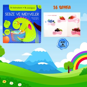 Ilk Kelimelerim Ilk Sözlüğüm Sebze ve Meyveler - Ktp - Ayşen Oy