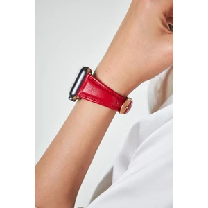 Apple Watch 38MM 40MM 41MM 3 4 5 6 7 Se 8 Uyumlu Kadın Deri Kordon Saat Kayışı