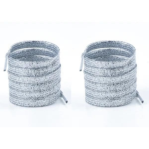 Parlak Sim Altın (Gümüş) Renkli Parlak Ayakkabı Bağcığı 120 Cm 