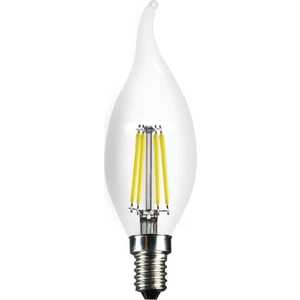 E14 LED FİLAMANLI RUSTIK AMPUL T35 ŞEFFAF KIVRIK 6W 6500K Beyaz Işık ERD-94