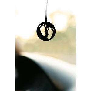 Metal Bebek Ayağı Motifli Dikiz Aynası Süsü Oto Aksesuar Araba Süsü