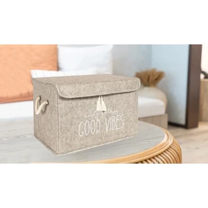 Keçe Kapaklı Düzenleyici Kutu Keçe Sepet Organizer Mini Boy