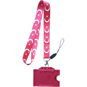 Türkbayrağı Kart Askı Ipi, Yaka Askı Ipi, Boyun Askı ve Telefon Askı Aparatı , ve Kırmızı Kartlık