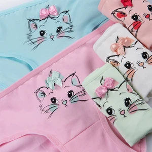 Pamuklu Kız Çoçuk Mixcolor 5'li Paket Baskılı Külot