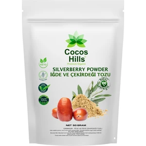 Cocos Hills Silverberry Powder Pure Iğde Ve Iğde Çekirdeği Tozu Katkısız 50 gram