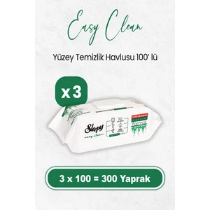 Easy Clean Yüzey Temizlik Havlusu 100 x 3 Adet (300 Yaprak)
