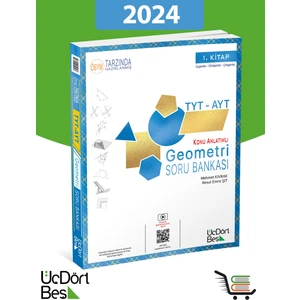 ÜçDörtBeş Yayınları TYT-AYT Geometri 2024 Model Soru Bankası