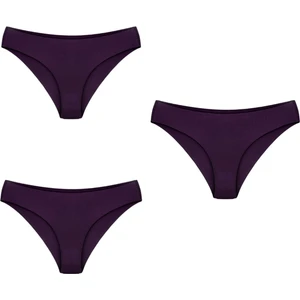 Bleu Petite 3'lü Paket Lazer Kesim Dikişsiz Kadın Külot