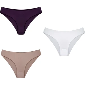 Bleu Petite 3'lü Paket Lazer Kesim Dikişsiz Kadın Külot